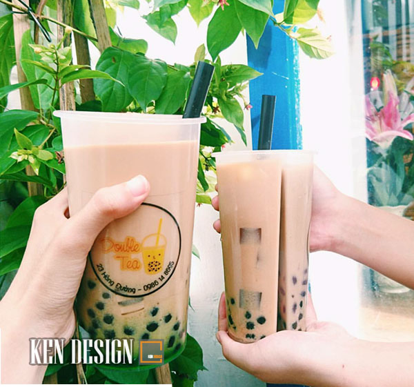 thiết kế quán trà sữa